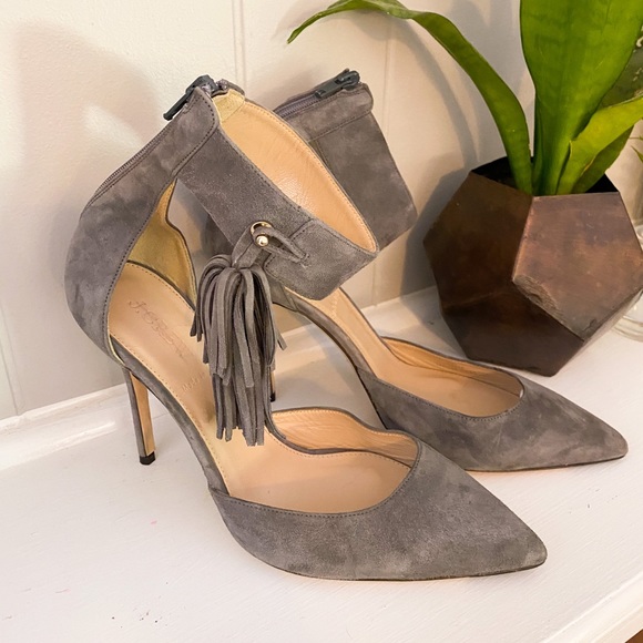 J. Crew Shoes - Jcrew suede tassel pumps
